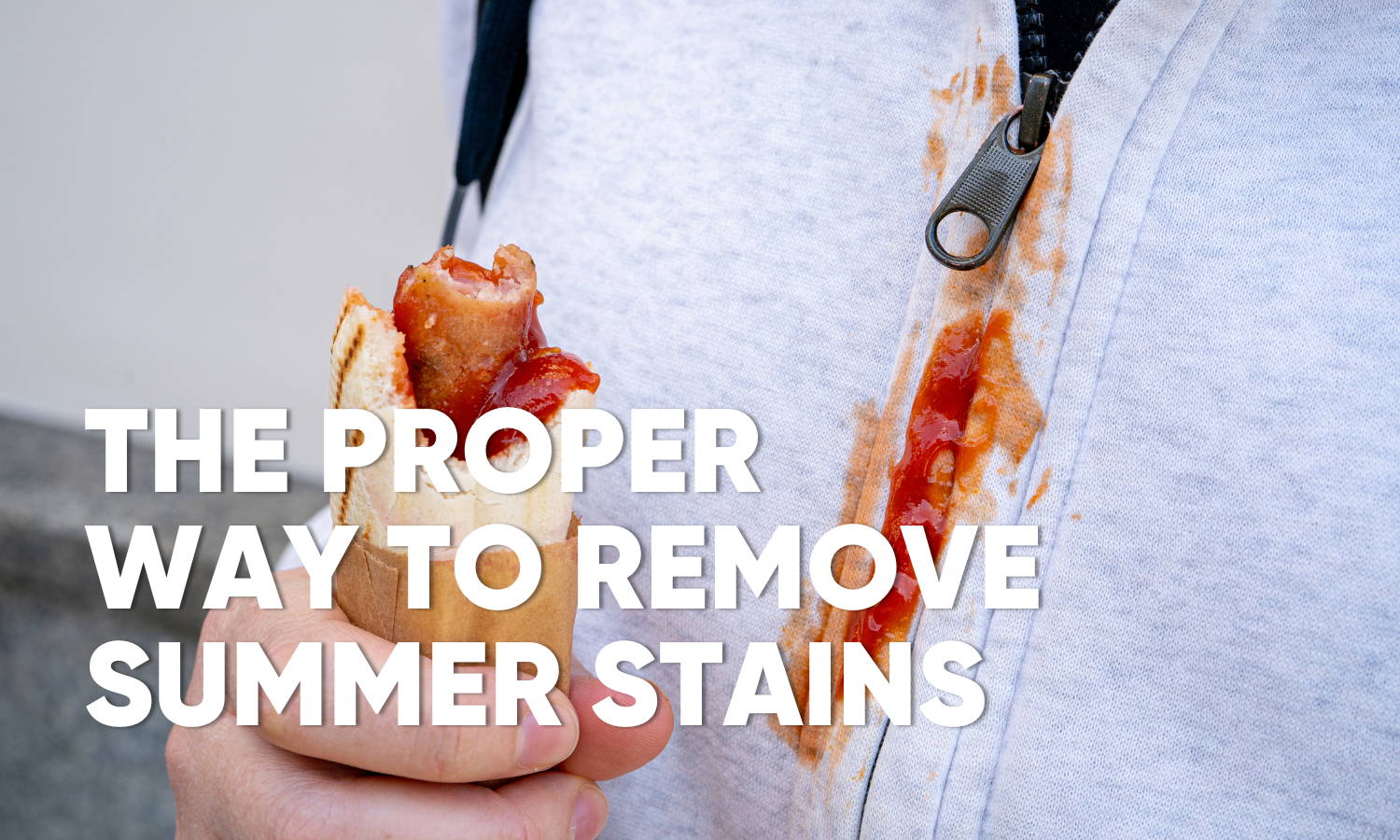 How to Remove Grass, Dirt, Clay, BBQ Sauce, and Other Summer Stains