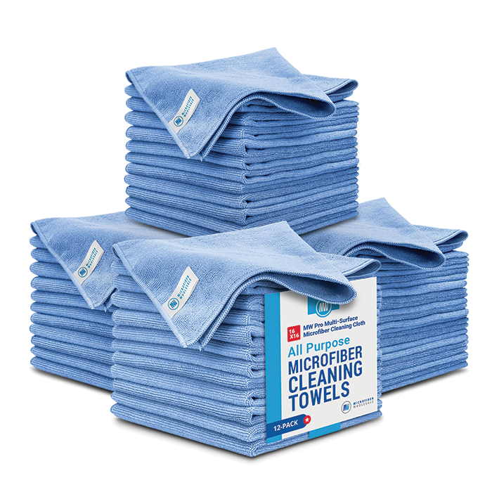 Auto Drive Multi-Purpose Microfiber Heavy Duty Cleaning Towels 100 Pack, Size: 12 inch x 16 inch