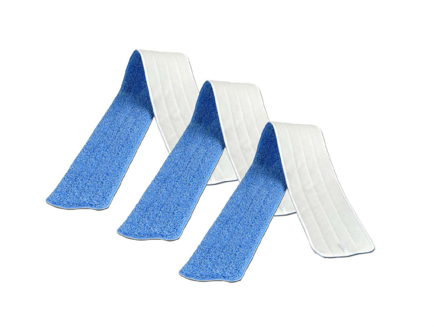 Almohadillas de microfibra de 18 para mopa húmeda  Almohadillas de  repuesto (paquete de 3 unidades) - Microfiber Wholesale