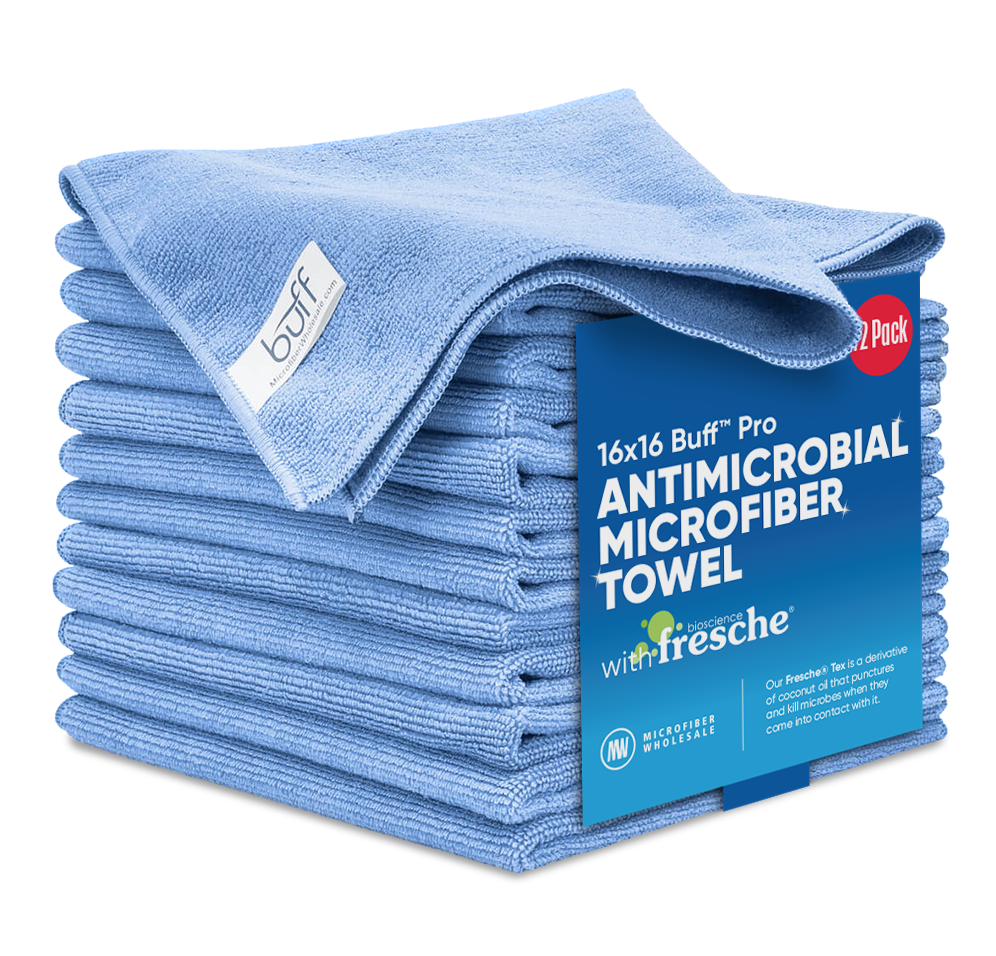 16"x16" Buff™ Fresche® Antimicrobial Microfiber Towel