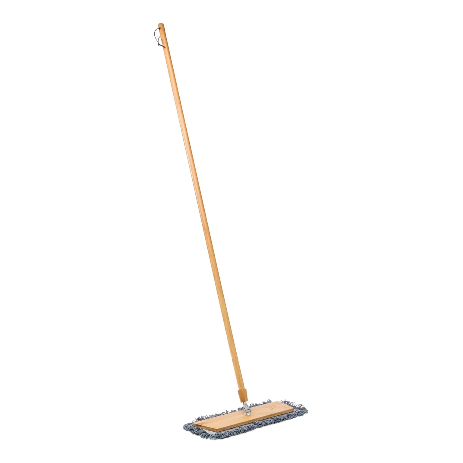 Mopa de microfibra para suelos de limpieza – Mopa plana para suelo laminado  de madera, baldosas de vinilo duro, mopa para polvo húmedo y seco para