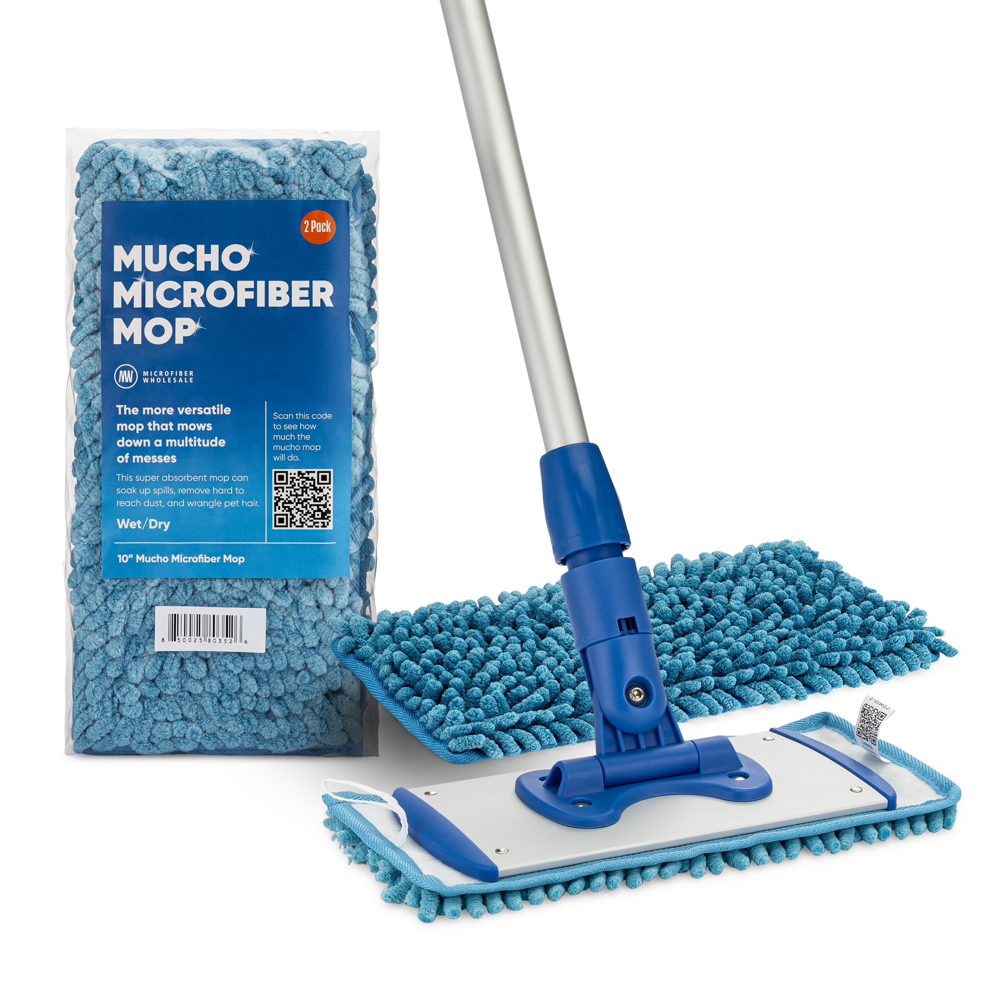 10" Chenille Microfiber Mucho Mop Kit
