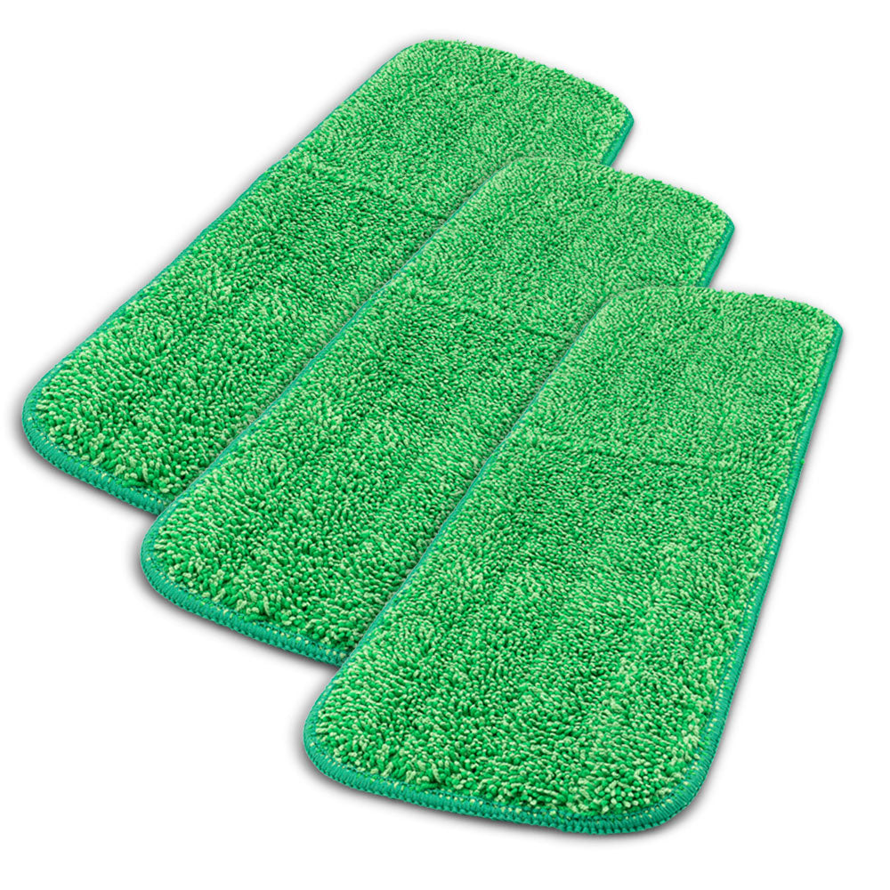 Trapeadores en aerosol para limpieza de suelos, mopas para limpieza de  suelos y mopa de microfibra almohadillas reutilizables, mopa plana húmeda y